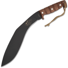ESEE Knives Expat Jaraca Kukri, lame en 1075 Black Powder Coated, manches en noyer, - KNIFESTOCK