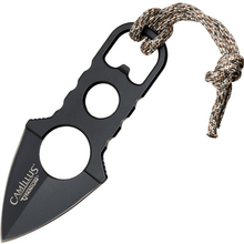 CAMILLUS HEATER / 4.5&quot; OVERALL / SPEAR POINT / 440SS / STAINLESS STEEL &amp; PARACORD HANDLE / INCLUDES  - KNIFESTOCK