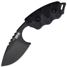 Hardcore Hardware HHA Kompaktes Feststehendes Messer - Drop Point LFK-03 - K340-Schwarz (BLK) - KNIFESTOCK
