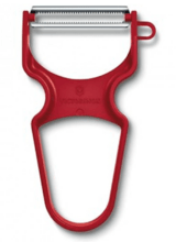 VICTORINOX RAPID Kitchen Peeler 11cm, Red 6.0933.1 - KNIFESTOCK