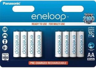 Panasonic Eneloop AA 8st 3MCCE/8BE - KNIFESTOCK