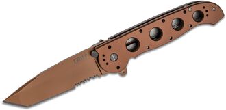 CRKT M16® - 14D DESERT TANTO COPPER WITH TRIPLE POINT™ SERRATIONS CR-M16-14D - KNIFESTOCK
