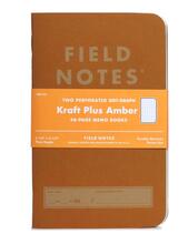 Field Notes Kraft Plus Amber 2-pack FNC-57a - KNIFESTOCK
