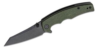 CIVIVI P87 Green Micarta/Black Stonewashed Nitro-V C21043-3 - KNIFESTOCK