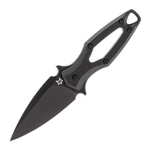 Fox Knives FOX AKA FIXED KNIFE STAINLESS STEEL ELMAX TOP SHIELD BLADE,BLACK G10 HANDLE FX-553 B - KNIFESTOCK