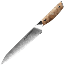 Dellinger Bread Knife 210 mm Dellinger Longevity Damascus Edition - KNIFESTOCK