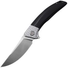 Petrified Fish PFP05 Deepsea Satin K110 Carbon Fiber with Black G10 PFP05DS - KNIFESTOCK