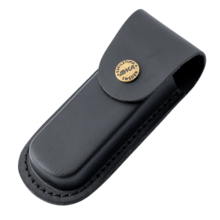 EKA 5&quot; Leather Sheath Black 20010 - KNIFESTOCK