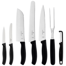 Victorinox Kuchynská súprava, 7 ks, čierna, darčeková  krabička 6.7133.71G - KNIFESTOCK