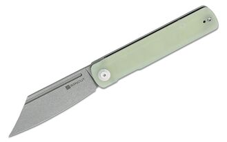 SENCUT Bronte Natural G10 Handle Gray Stonewashed 9Cr18MoV Blade SA08C - KNIFESTOCK