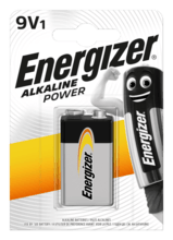 Energizer alkalická batréria Alkaline Power 9V 6LR61 - KNIFESTOCK