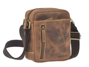 GreenBurry Vintage Travel-4 shoulder bag leather 1556-25 - KNIFESTOCK