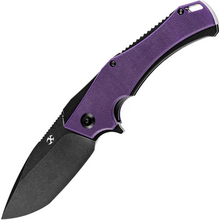 Kansept Mini Hellx Black TiCn Coated D2 Purple G10 T2008A6 - KNIFESTOCK