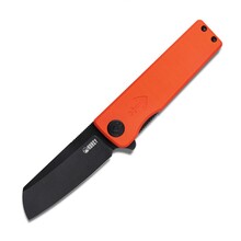 KUBEY Sailor Liner Lock EDC Flipper Knife Orange G10 Handle KU317F - KNIFESTOCK