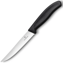Victorinox Steak knife, medium, SwissClassic, wavy edge 6.7933  - KNIFESTOCK