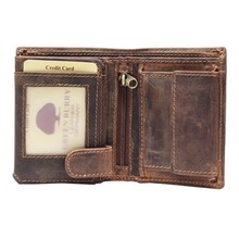 GreenBurry Leather mini wallet Vintage 1813-25 - KNIFESTOCK