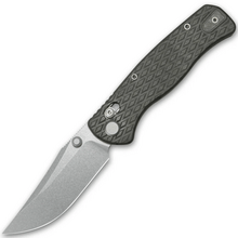 GEO Knife Sharp Shadow SW M390 Blade Tiger Stripe Pattern Flamed Ti - KNIFESTOCK