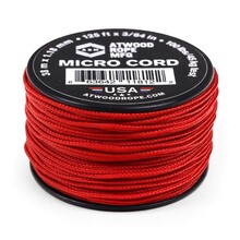 ARM 100 MICROCORD 1,18mm 125&#039; Red MS03-RED  - KNIFESTOCK