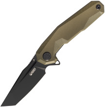 KUBEY Carve Nest Liner Lock Taktyczny Nóż Składany OD Zielony Rękojeść G10 KB237B - KNIFESTOCK