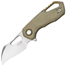 MKM ISONZO M390 Green canvas micarta BÖHLER M390 MK FX03M-1GC - KNIFESTOCK