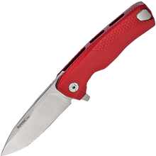 Lionsteel ROK RED Aluminum knife, RotoBlock, satin finish blade M390 ROK A RS - KNIFESTOCK