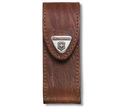 Victorinox 4.0543 Leather Pouch, Brown - KNIFESTOCK
