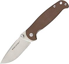 Real Steel H6-S1 hnědý 7773 - KNIFESTOCK