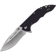 Real Steel E77 černý, satén 5112 - KNIFESTOCK