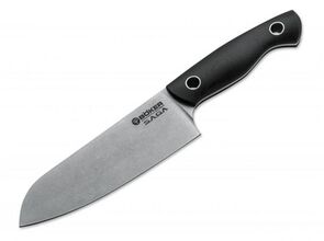Böker Manufaktur Santoku G-10 Stonewash nôž 16.1 cm 130266 - KNIFESTOCK