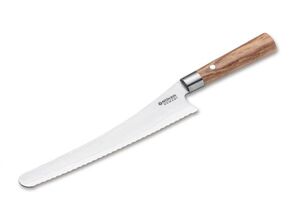 Böker Manufaktur Solingen 130433DAM coltello da pane damasco 23,5 cm marrone - KNIFESTOCK