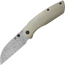 Kansept Convict Damascus Bronze Anodized Titanium Handle K1023B4 - KNIFESTOCK