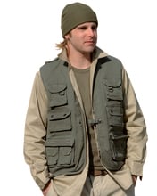 Mil-Tec JAGD-U.ANGLERWESTE MOLESKIN oliva XXL 10702001-906 - KNIFESTOCK