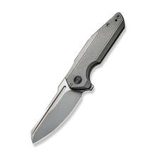 WE StarHawk Gray Titanium Handle Silver Bead Blasted CPM 20CV Blade WE21017-1 - KNIFESTOCK