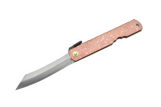 Higonokami HIGO WP Folding Knife, Water Pink Handle, Limited Edition - KNIFESTOCK