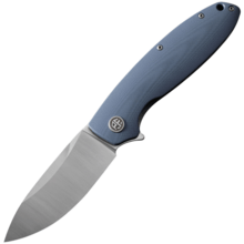Petrified Fish PFB01 Terra Satin D2 Blue G10 PFB01BS - KNIFESTOCK