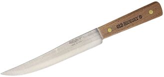 Ontario Old Hickory Slicing Knife 8&quot; Carbon Steel Blade ON7015TC - KNIFESTOCK