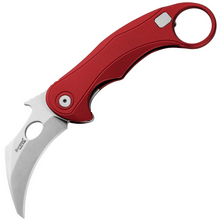 LionSteel L.E.One Mid - Stone Washed M390 Red Aluminum Handle - KNIFESTOCK