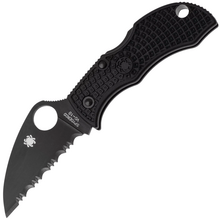 Spyderco Manbug Wharncliffe Lightweight Black Blade MBKWSBK - KNIFESTOCK