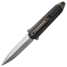 We Knife Diatomic Black Titanium Handle &amp; Bronze Endcap WE22032-3 - KNIFESTOCK