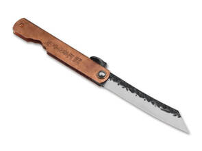HIGONOKAMI nůž 7.4 cm 01PE316 hnědá - KNIFESTOCK