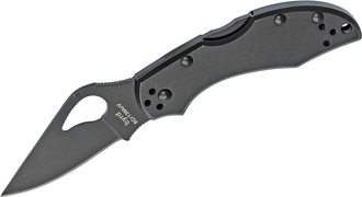 Byrd Knives Robin 2 Black Stainless Black Blade BY10BKP2 - KNIFESTOCK
