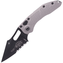 Microtech STITCH S/E PRETO PARCIALMENTE SERRILHADO NATURAL CLEAR 169-2NC - KNIFESTOCK