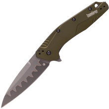 KERSHAW DIVIDEND COMPOSITE Assisted Folding Knife, Olive K-1812OLCB - KNIFESTOCK