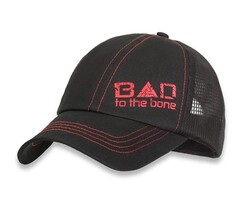 DIRECT ACTION Bad To The Bone Feed Cap - Black CP-BBFC-CTN-BLK - KNIFESTOCK