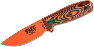 ESEE Model 3 Orange, 3D Orange/Black G10 3PMOR-006 - KNIFESTOCK