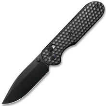 GEO Knife Ethereal Cutter Black DLC M390 Blade Black DLC Ti - KNIFESTOCK