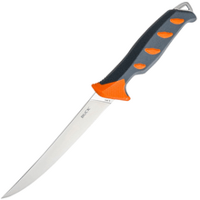 BUCK 144 Hookset 6&quot; Orange/Gray Fillet BU-0144ORS - KNIFESTOCK