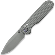 GEO Knife Ethereal Cutter Darkwash M390 Blade Darkwash Ti - KNIFESTOCK