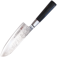 Dellinger Japan Santoku Knife 167mm Suncraft Senzo Classic Damascus VG10 - KNIFESTOCK