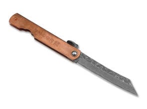 HIGO nůž 7.4 cm 01PE315 hnědý - KNIFESTOCK